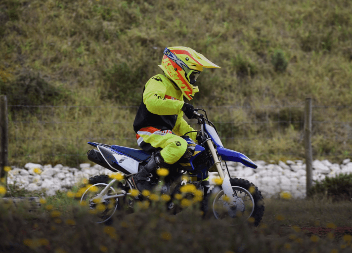 Student at Bruna Antunes Dirt Bike and Motocross School