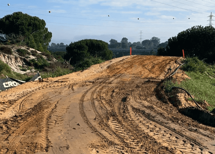BA Motocross Track Jumping area