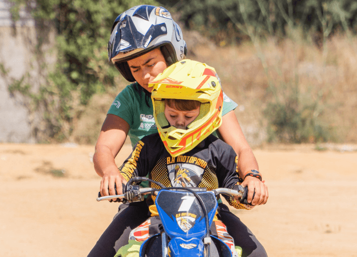 Introduction to motocross classes for all ages at BA Motopark, teaching the basics of riding and safety